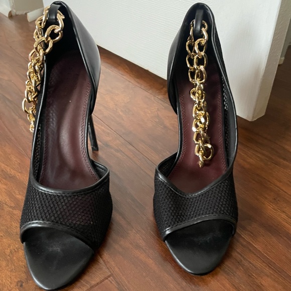 ASOS Black Papaya Peep Open Toe Heels - Picture 2 of 5